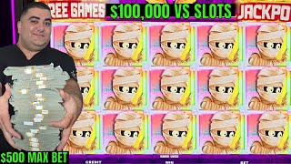 $500 Max Bet BONUSES - $100,000 Live Slot Play At Casino