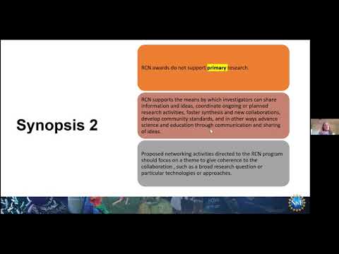 Research Coordination Networks Webinar 11 24 2020