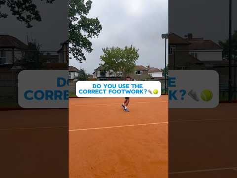 Side steps for short distance… crossovers for long! #tennistips #footwork #tenniscoach #crossover