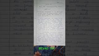 BEVAE-181 HAND WRITTEN ASSIGNMENT 2021-2022. BEVAE 181 SOLVED ASSIGNMENT JULY 2021. IGNOU ASSIGNMENT