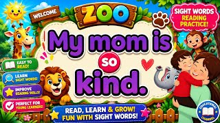 Reading Sentences with Sight Words | English Reading Practice | Educational Channel