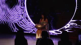 LIYA's performance with generative visuals #digitalart #generativeart  #newmediaart #touchdesigner