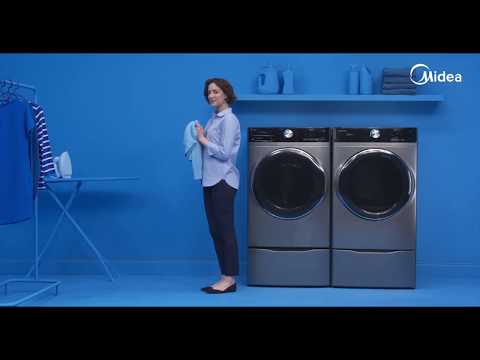 Midea 8.0 Cu Ft Front Load Dryer - Pure Steam Technology