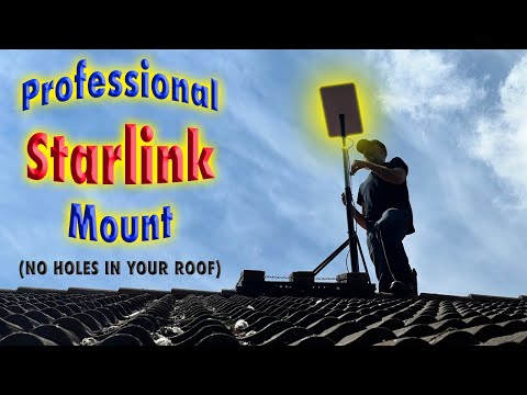 Professional Starlink Install (This Won't Put Holes In Your Roof)