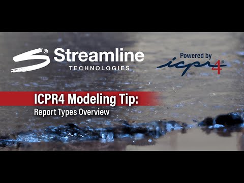 ICPR Modeling Tips (ep.5): Report Types Overview