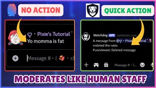 NEXT GENERATION AI Moderation Bot | Moderates like a Human STAFF | WatchDog Bot