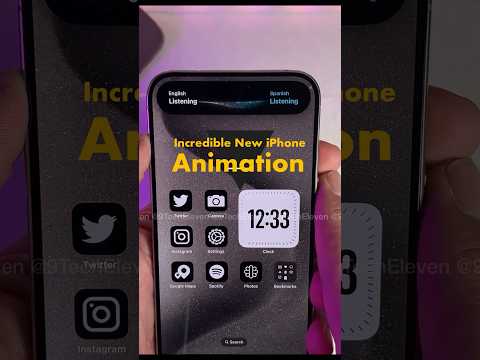 Incredible New Dynamic Island Animation With The Translate Action - iPhone 15 Pro - iOS17.2 Required