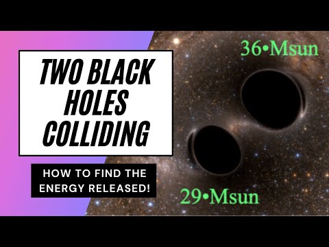 Energy of Two Black Holes Colliding!