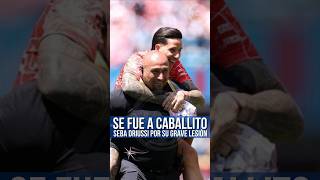 Sebastian Driussi se fue a caballito de la Roca 😱
