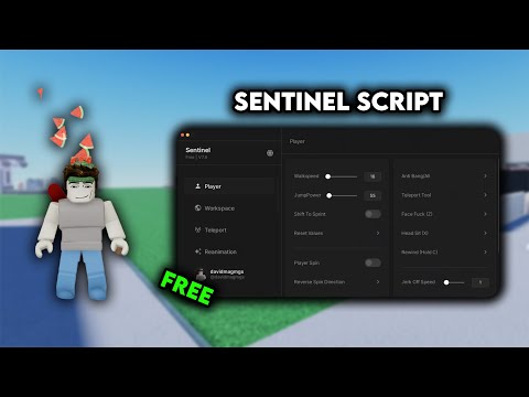 Sentinel | Roblox Script Showcase & Tutorial *FREE & KEYLESS*