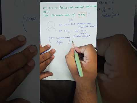 A simple AM-GM problem. #maths #algebra #amgm #mathematics #olympiad #basicproblems #abstractalgebra