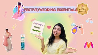 Festive Must-Haves that EVERY GIRL NEEDS!! Makeup, outfit, Fragrance #festive #myntra #makeup