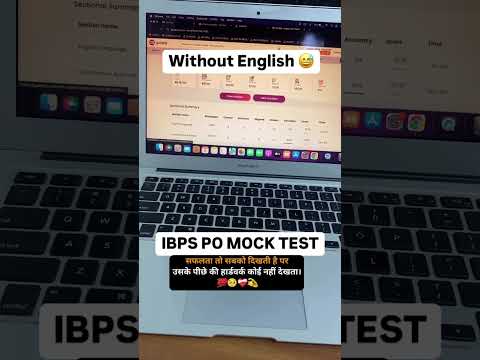 IBPS PO Prelims Mock Test | Didn't expect this level of mock on 😂 #banking #ibps