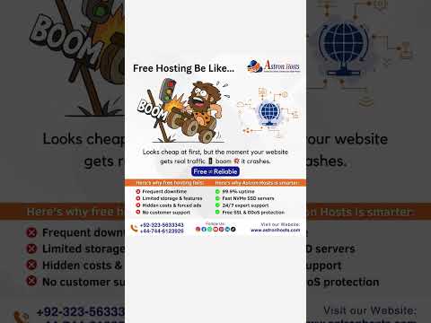 🚦 Free Hosting Be Like... 💥