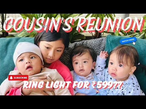 Cousin’s Reunion! Ring light for ₹599 from Blinkit??