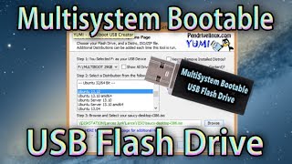 How to Create Bootable USB Flash Drive (MultiSystem Pendrive Linux) YUMI Multiboot
