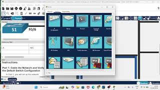 1.1.7 Packet Tracer - Basic Switch Configuration - Physical Mode Finish only