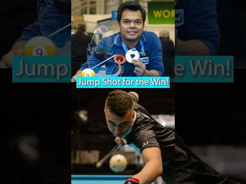 Jump SHOT That Decided The Rack! #billiards #cuesports