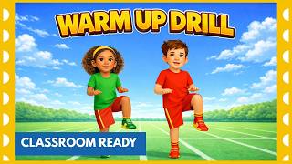 Quick Warm Up Routine for Kids | Get Moving in PE Class, Sports Day, and Classroom Brain Breaks