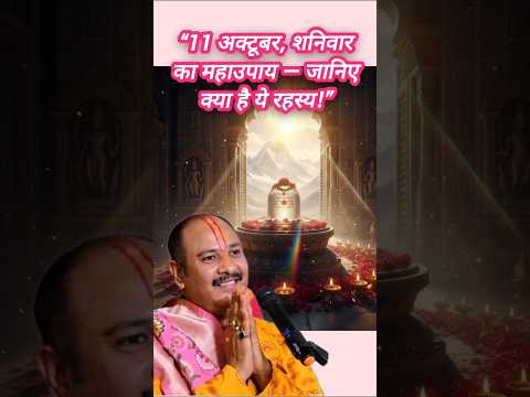 11 अक्टूबर का उपाय प्रदीप मिश्रा जी के द्वार #उपाय  #trending #pradeepmishra