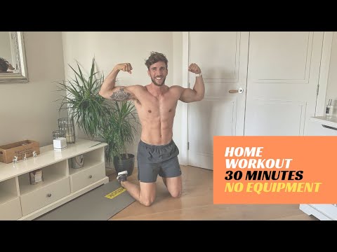 GET FIT IN 30 MINUTES! HOME WORKOUT WITH NO EQUIPMENT TO IMPROVE YOUR FITNESS