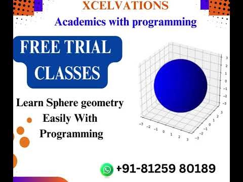 Learn Sphere geometry Easily With Programming