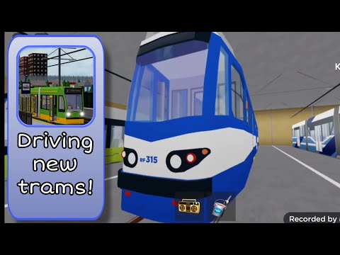 #6 Nids Buses & Trams best update !!! Driving the 2 new trams