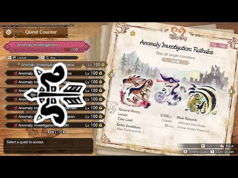 [MH Rise Sunbreak] Level 100 Afflicted Rathalos + Chameleos + Shagaru Magala - Bow Solo
