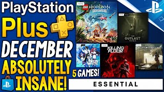 Absolutely INSANE PS Plus FREE Games DECEMBER 2025 (PlayStation Plus Essential December PS+)