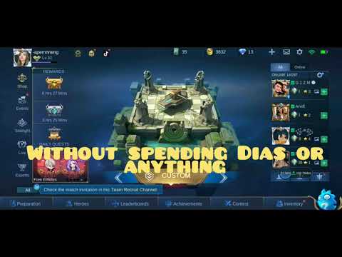 HOW TO MAKE YOUR HERO'S LIFE BAR YELLOW IN MOBILE LEGENDS