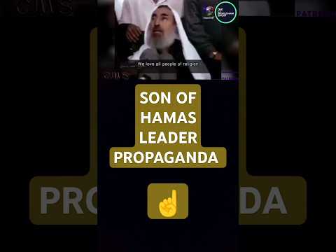 son of Hamas propaganda #israel #gaza #usa #Palestine #yemen