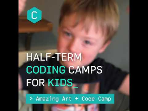 AMAZING ART + CODE CAMP | Creative Coding For Kids