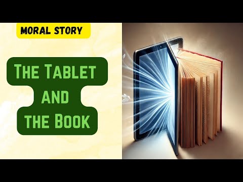 The Tablet and The Book | An Amazing Story | Moral story for kids | English Story For Kids#storytime