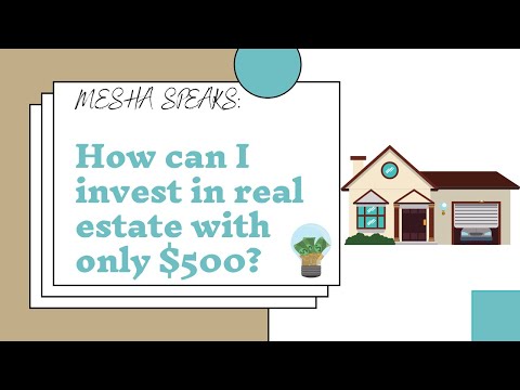 How To Invest In Real Estate With Only $500