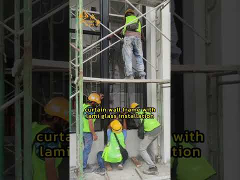 #curtainwall #installation #laminatedglass #glass #subcontractor #aluminiumfabrication #malaysia