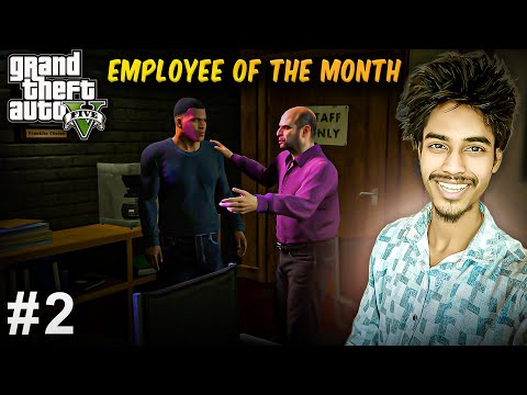 FRANKLIN BECOME EMPLOYEE OF THE MONTH | GTA V GAMEPLAY #2