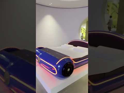Childhood wish list ✔️ Adult bedroom goals ✔️ Say hello to the ultimate car bed #ytshorts #carbed