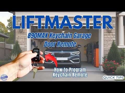 890MAX Liftmaster Keychain Remote Programming - How to determine compatibility and program