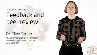 Feedback and peer review