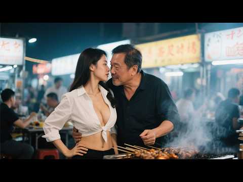 The sexy girl saved the beaten BBQ uncle, but he is the richest man, marry her!