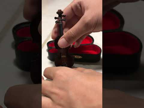Miniature working sound violin