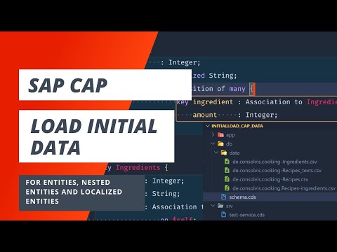 How to load initial data in a SAP CAP application