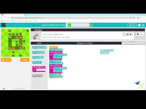 L3 Free Coding class for kids in Tamil -code.org - Repeat loops #codingforchildren  #codingintamil