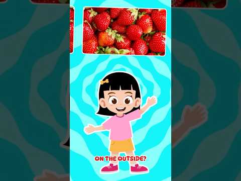 🍓 Strawberries the only Fruit with seeds on the outside? #funfacts #shortsforkids