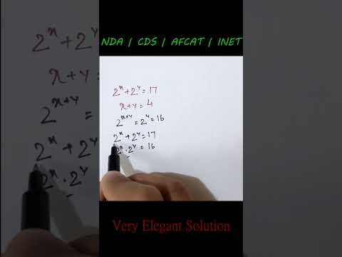 Exponential Equation | Can you Solve it | NDA | CDS | AFCAT | PREPARATION