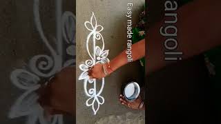#borderrangoli#sideborders #simpleborder #trending#beautiful @easymaderangolicreations