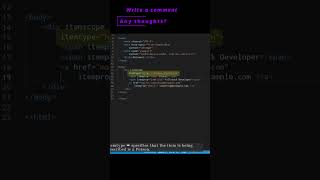 💻 HTML 29b 💻 microdata #html #html5 #html5tutorial #html5course