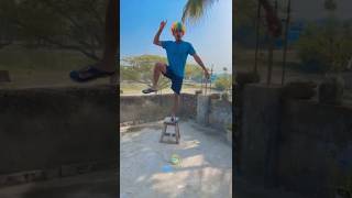 SUPER HIGH JUMP into Worlds Largest Toilet Black Pool in Slow Motion BIG SPLASH #shorts