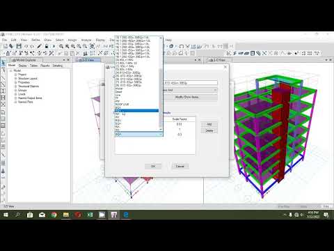 Load Combination define in ETABS as Per BNBC 2020 & ACI 318-08