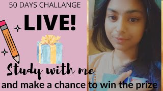 #study with me live with relaxed sound (50/10) ! study vlog 10 hours live